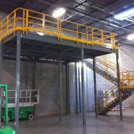 mezanino de estrutura metálica