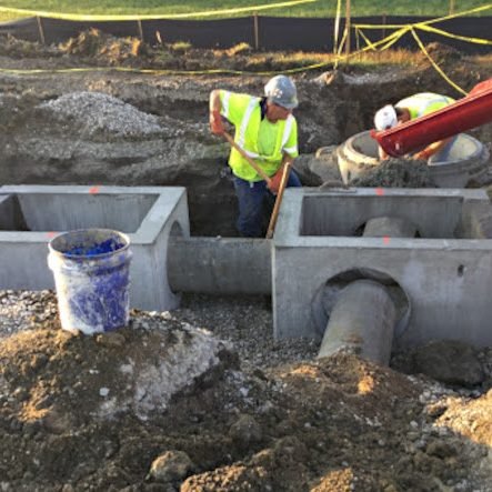 instalação de esgoto